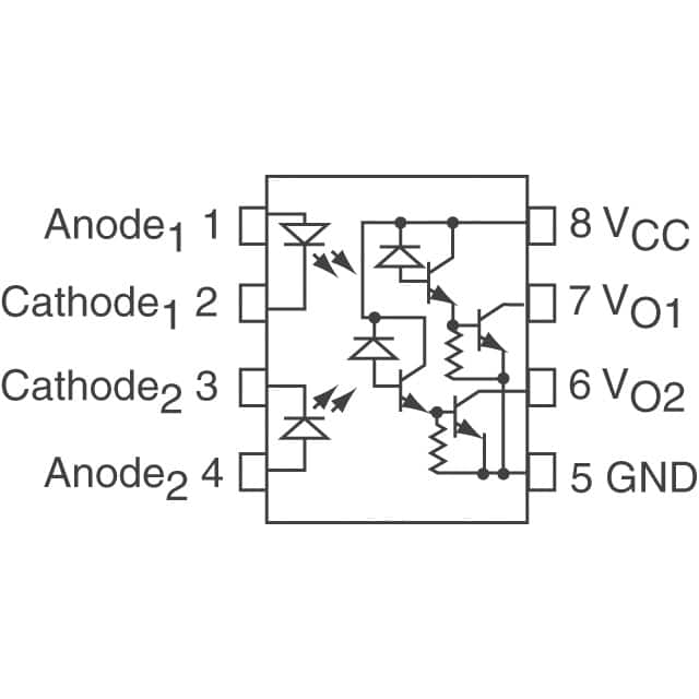 HCPL-0731-500E Broadcom Limited  Optoisolators - Transistor Photovoltaic Output